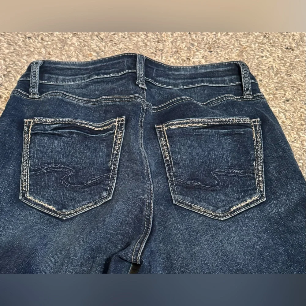 Silver Western Glove Works Avery Skinny Crop Jean - Picture 3 of 7
